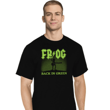 Load image into Gallery viewer, Daily_Deal_Shirts T-Shirts, Tall / Large / Black Back In Green
