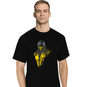 Shirts T-Shirts, Tall / Large / Black Mortal Fire