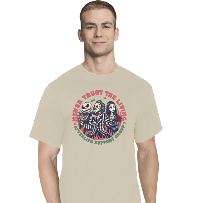 Daily_Deal_Shirts T-Shirts, Tall / Large / White Afterlife Support Group