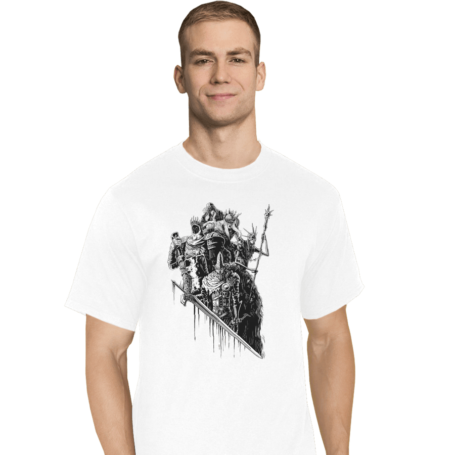 Shirts T-Shirts, Tall / Large / White Lords Of Cinder Lords Of Ash
