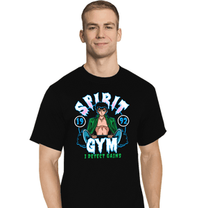 Daily_Deal_Shirts T-Shirts, Tall / Large / Black Spirit Gym