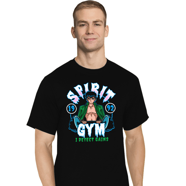 Daily_Deal_Shirts T-Shirts, Tall / Large / Black Spirit Gym