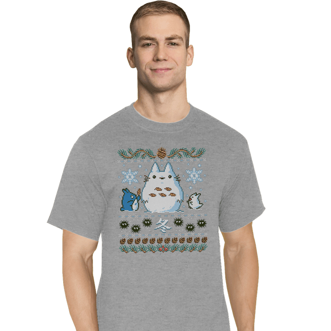 Daily_Deal_Shirts T-Shirts, Tall / Large / Sports Grey Snowtoro