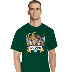 Secret_Shirts T-Shirts, Tall / Large / Charcoal Loki Doki