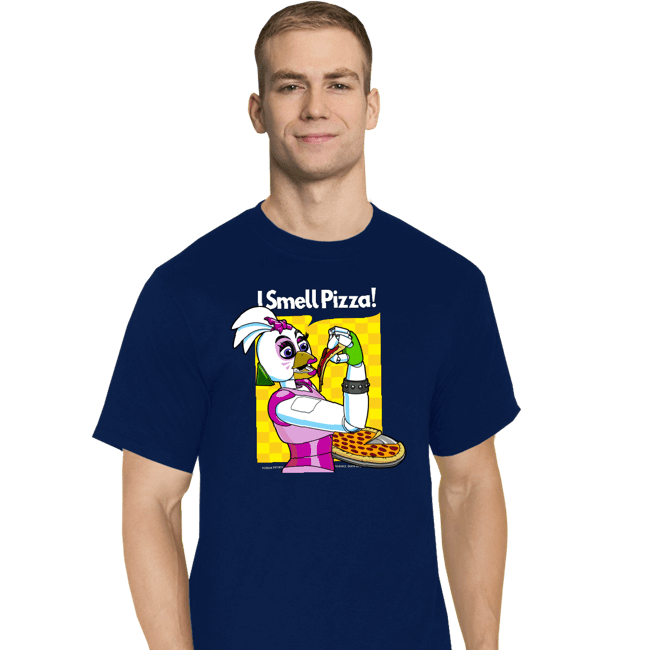 Secret_Shirts T-Shirts, Tall / Large / Navy I Smell Pizza