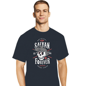 Shirts T-Shirts, Tall / Large / Dark Heather Saiyan Forever