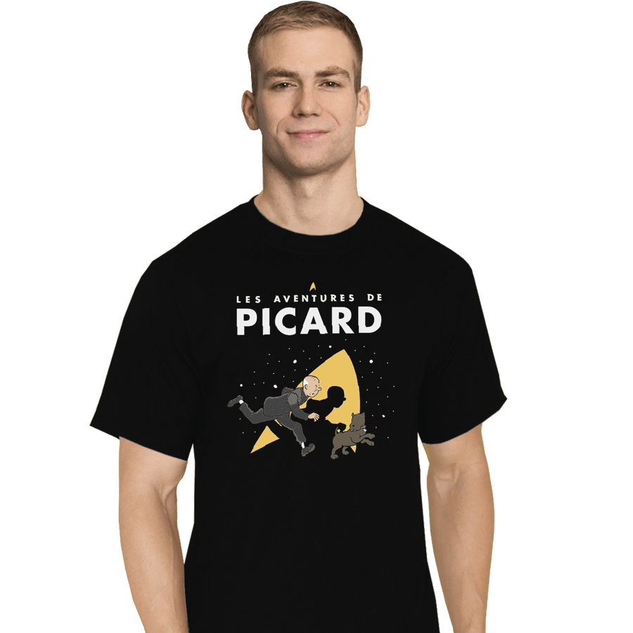 Shirts T-Shirts, Tall / Large / Black Les Aventures De Picard