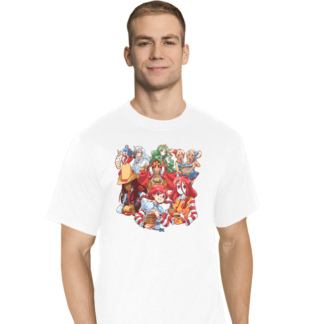 Secret_Shirts T-Shirts, Tall / Large / White Fast Waifus!