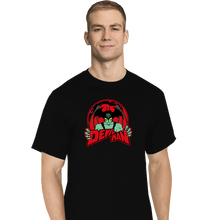 Load image into Gallery viewer, Shirts T-Shirts, Tall / Large / Black Devilman Mascot
