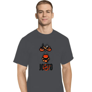 Shirts T-Shirts, Tall / Large / Charcoal Neo Johto