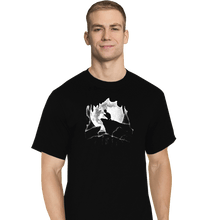 Load image into Gallery viewer, Daily_Deal_Shirts T-Shirts, Tall / Large / Black Moonlight Cave
