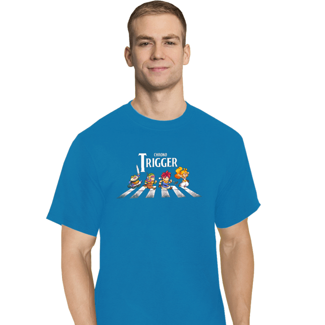 Secret_Shirts T-Shirts, Tall / Large / Royal Blue Chrono Road