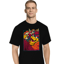 Load image into Gallery viewer, Daily_Deal_Shirts T-Shirts, Tall / Large / Black Attack On Bowser
