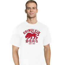 Load image into Gallery viewer, Shirts T-Shirts, Tall / Large / White Grimalkin
