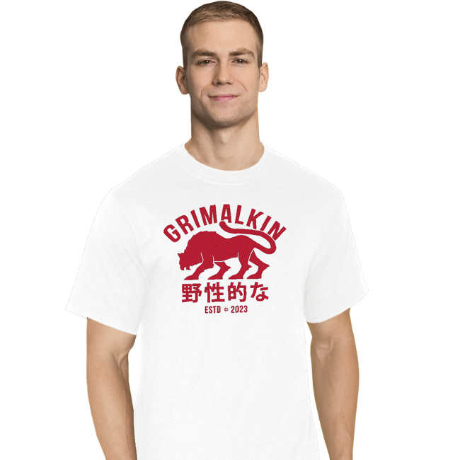Shirts T-Shirts, Tall / Large / White Grimalkin