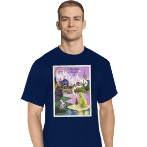Shirts T-Shirts, Tall / Large / Navy Adventure Awaits In Wonderland