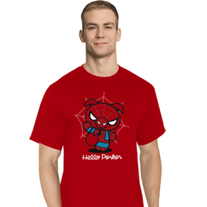 Shirts T-Shirts, Tall / Large / Red Hello Porker