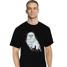Load image into Gallery viewer, Shirts T-Shirts, Tall / Large / Black Magical Owl
