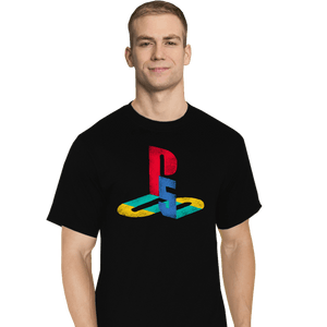 Shirts T-Shirts, Tall / Large / Black PS5 Classic