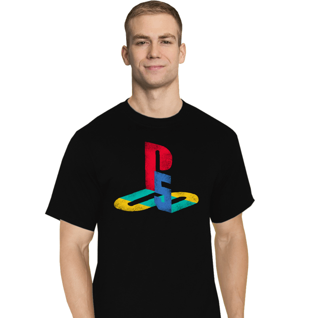 Shirts T-Shirts, Tall / Large / Black PS5 Classic
