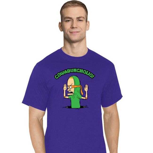 Daily_Deal_Shirts T-Shirts, Tall / Large / Royal Blue Cowabungholio