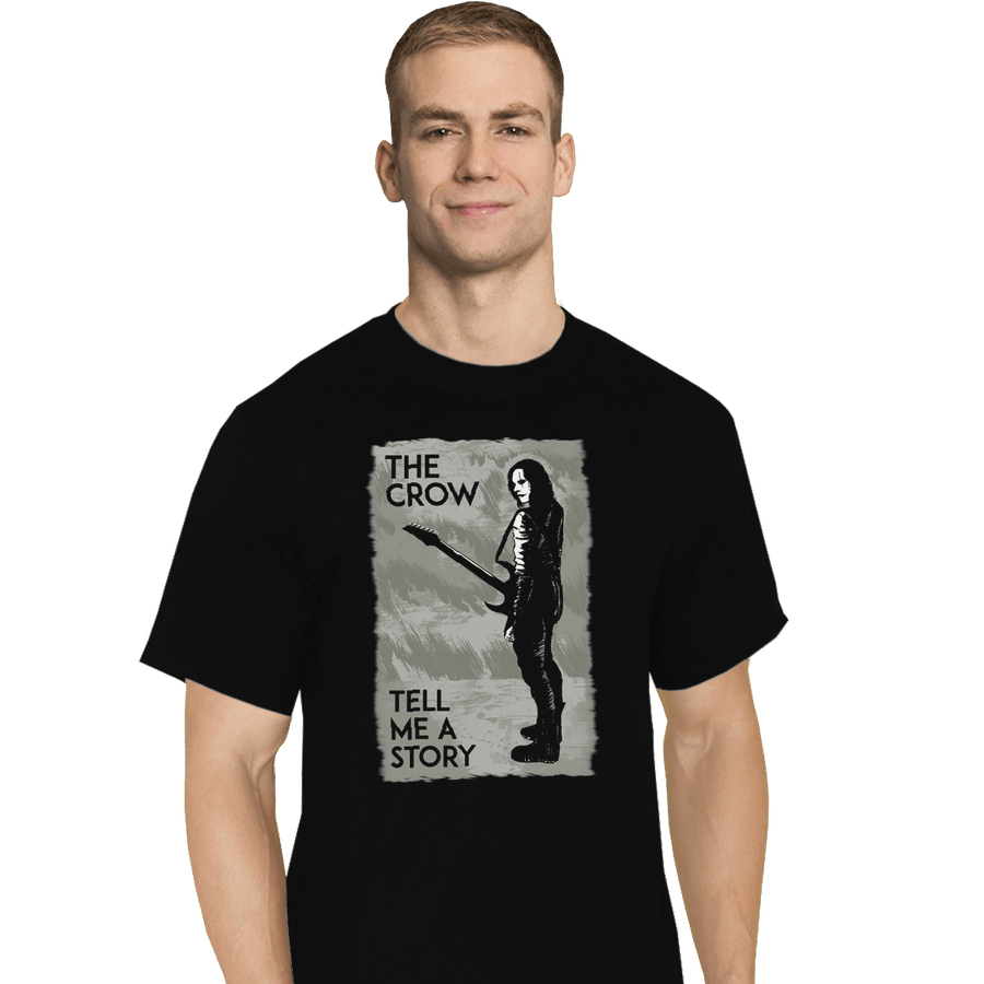 Shirts T-Shirts, Tall / Large / Black Crows Don't Cry