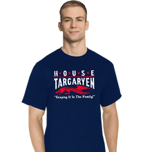 Load image into Gallery viewer, Daily_Deal_Shirts T-Shirts, Tall / Large / Navy House Targaryen

