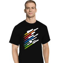 Load image into Gallery viewer, Daily_Deal_Shirts T-Shirts, Tall / Large / Black Speed Streaks
