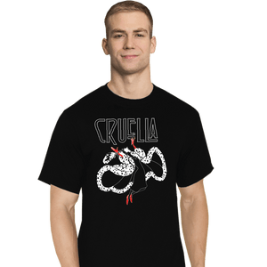 Shirts T-Shirts, Tall / Large / Black Cruella