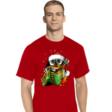 Load image into Gallery viewer, Daily_Deal_Shirts T-Shirts, Tall / Large / Red Christmas Robot
