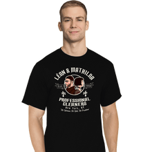 Load image into Gallery viewer, Secret_Shirts T-Shirts, Tall / Large / Black Cleaning Service
