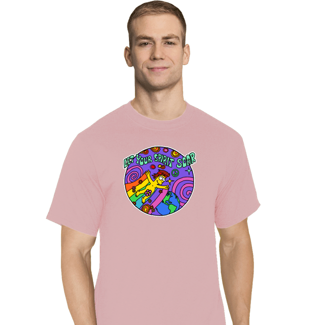 Shirts T-Shirts, Tall / Large / Red Homer Hippy