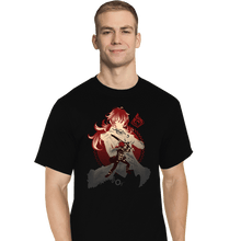 Load image into Gallery viewer, Shirts T-Shirts, Tall / Large / Black Dark Side of Dawn Diluc
