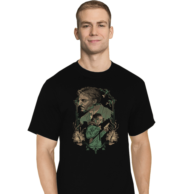 Daily_Deal_Shirts T-Shirts, Tall / Large / Black Look For The Light!