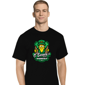 Daily_Deal_Shirts T-Shirts, Tall / Large / Black O' Barney's