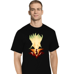Secret_Shirts T-Shirts, Tall / Large / Black Professor Senku