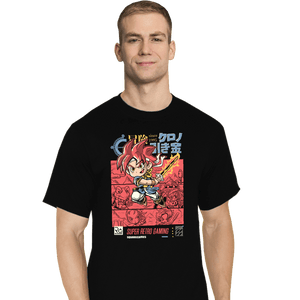 Daily_Deal_Shirts T-Shirts, Tall / Large / Black Chrono Adventure