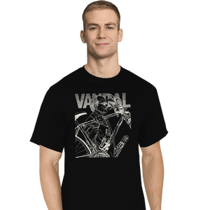Shirts T-Shirts, Tall / Large / Black Bike Vandal