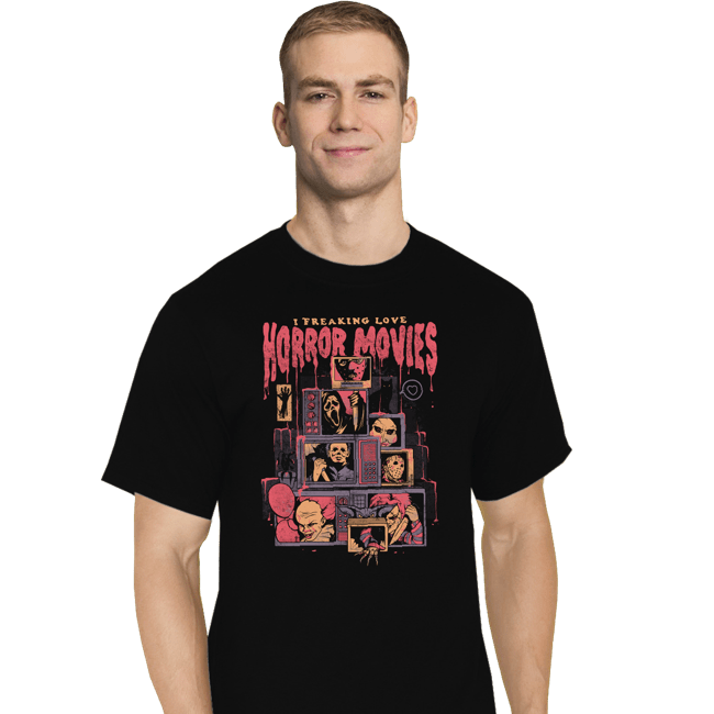 Shirts T-Shirts, Tall / Large / Black Horror Movies