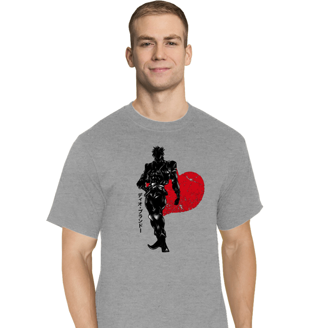 Shirts T-Shirts, Tall / Large / Sports Grey Crimson Dio