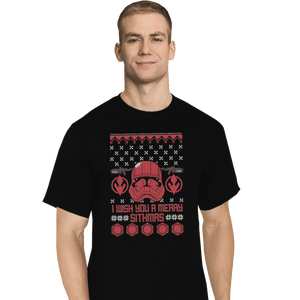 Shirts T-Shirts, Tall / Large / Black Sith Christmas