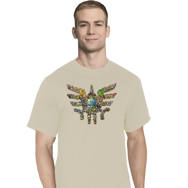 Secret_Shirts T-Shirts, Tall / Large / White Monsters Draw Near