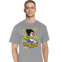 Load image into Gallery viewer, Shirts T-Shirts, Tall / Large / Sports Grey Fresh Prince Of All Saiyans
