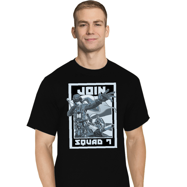 Shirts T-Shirts, Tall / Large / Black Join Squad 7