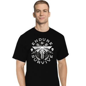 Shirts T-Shirts, Tall / Large / Black Survive Emblem