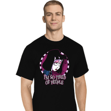 Load image into Gallery viewer, Secret_Shirts T-Shirts, Tall / Large / Black Tired Of People
