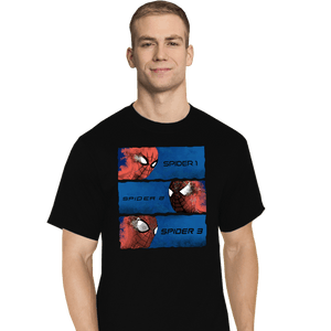 Daily_Deal_Shirts T-Shirts, Tall / Large / Black Spiders