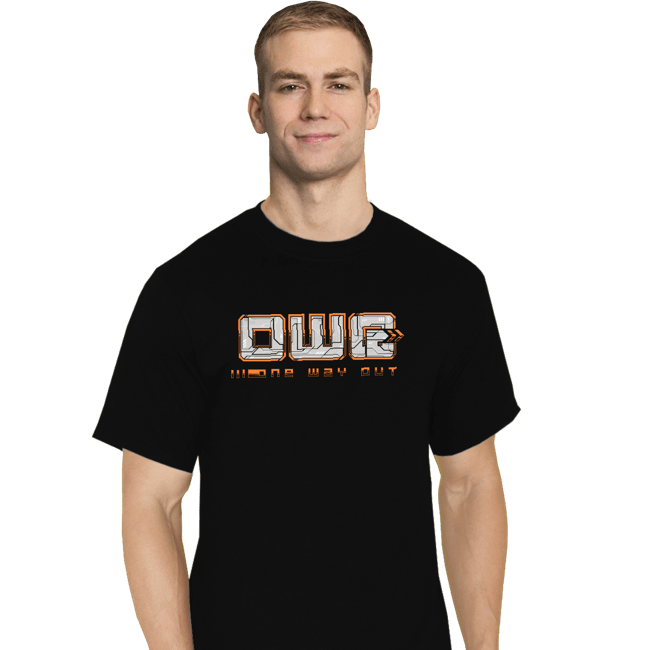Daily_Deal_Shirts T-Shirts, Tall / Large / Black 1 Way Out