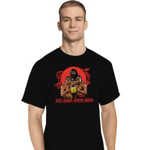 Daily_Deal_Shirts T-Shirts, Tall / Large / Black Kumite Besties
