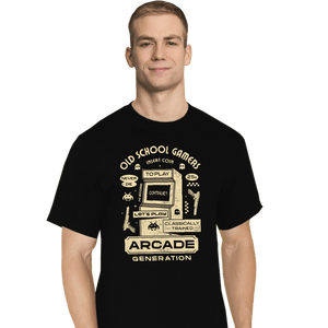 Shirts T-Shirts, Tall / Large / Black Arcade Gamers
